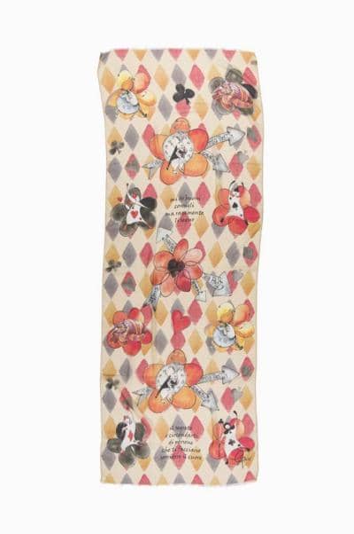 LUDIPENDY - Silk Foulard Alice in Wo. 