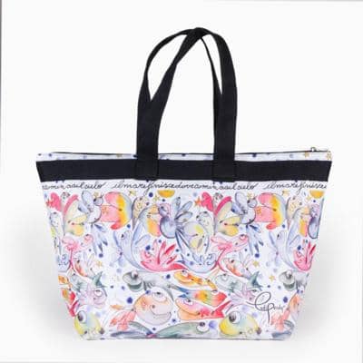 LUDIPENDY - Strandtasche Das Meer endet w. 