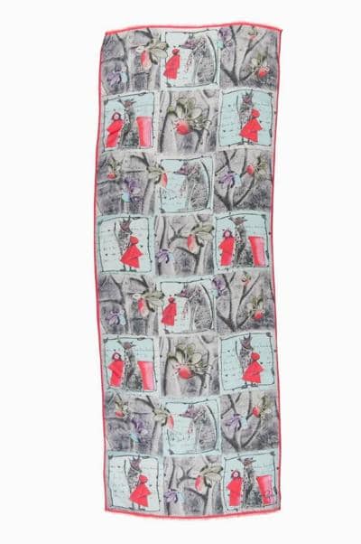 LUDIPENDY - Foulard de seda LittleRedRi. 