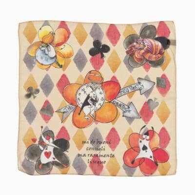 LUDIPENDY - Шелковый платок Алиса. 