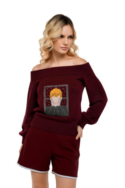 LUMIEREVE - Maglia in pura lana merino 