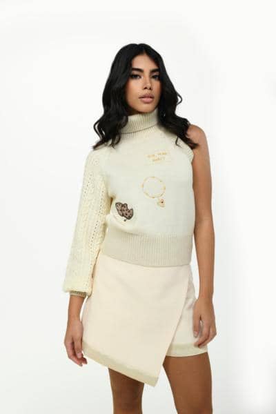 LUMIEREVE - Maglia in pura lana merino 