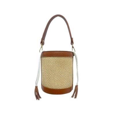 LUNA BAGS - Bolso de cubo tejido 