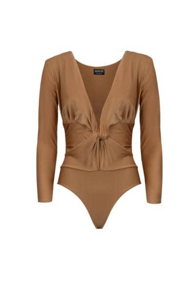 MAHR - Body dourado chique 