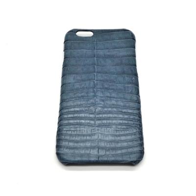 MAIOR ITALY - Carcasa azul cocodrilo para iPhone 7/8 / X