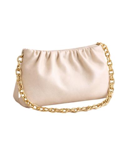 MANIRA - Ivory Chain Shoulder Bag