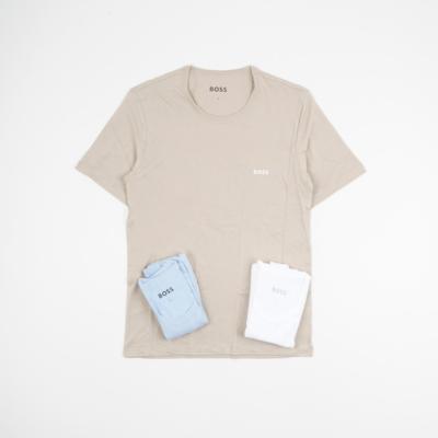 T-shirt beige BOSS vente en gros italienne pour revendeurs