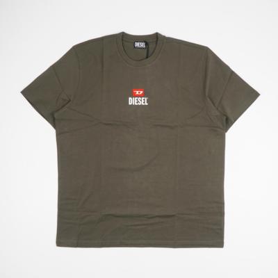T-shirt vert olive Diesel fabricant italien vente en gros