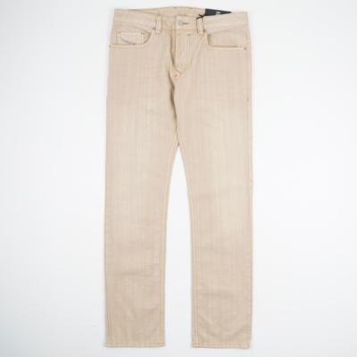 Beige jeans for resellers Italian manufacturer wholesale