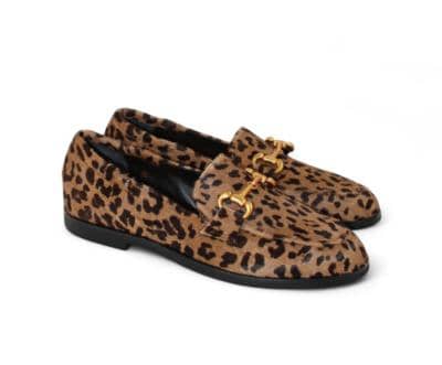 MARA BINI - Лоферы с леопардовым принтом 