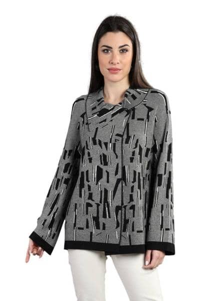 MARA CAROL - Mantella Jacquard da donna 