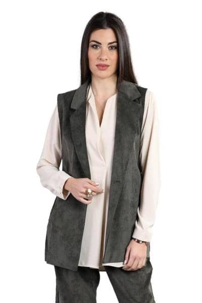 MARA CAROL - Gilet in velluto da donna 