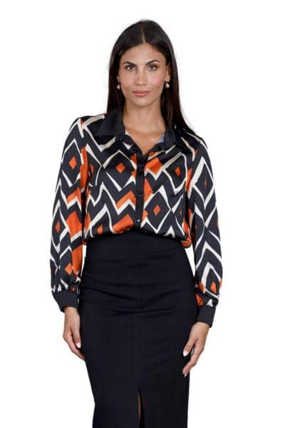 MARA CAROL - Узорчатая женская рубашка 