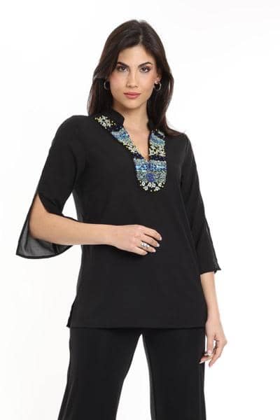 MARA CAROL - KAFTAN WITH EMBROIDERY