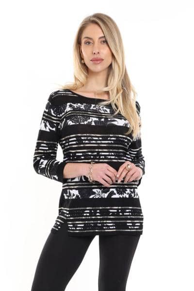 MARA CAROL - СВИТЕР С УЗОРОМ 