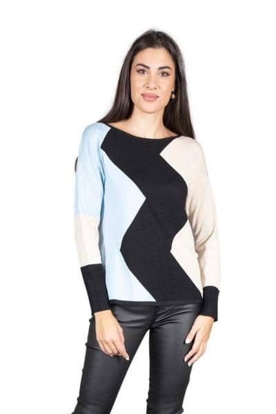 MARA CAROL - Suéter Intarsia Feminino 