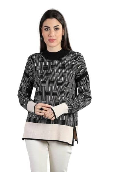MARA CAROL - Maglione Jacquard da donna 