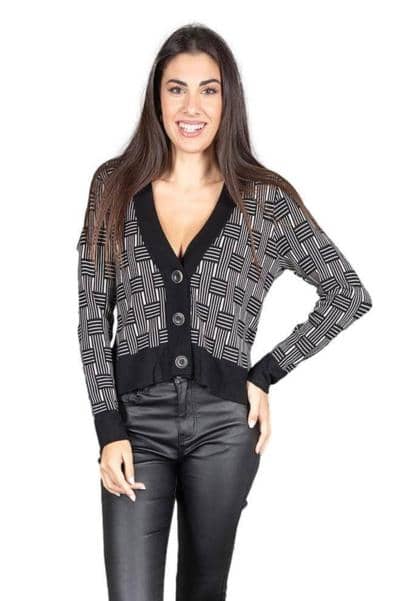 MARA CAROL - Women's Jacquard Cardigan