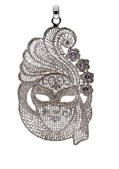 MARCHIO' - LACE PENDANT