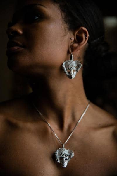 MARCHIO' - COLGANTE-PENDIENTE LACEMAS 