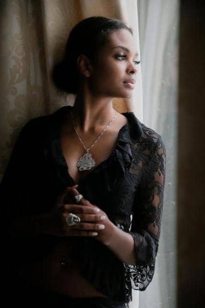 MARCHIO' - COLGANTE ENCAJE - ANILLO 