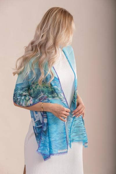 MATES - Bufanda de modal estampada 