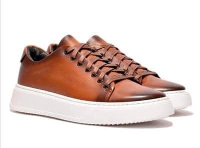 ItalianModa.com - Chic Leather Sneakers
