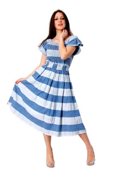 ItalianModa.com - Summer striped dress