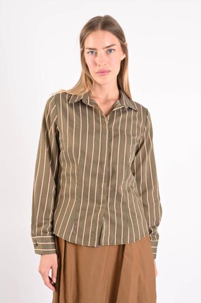 Italian striped blouse for resellers, made in Italy