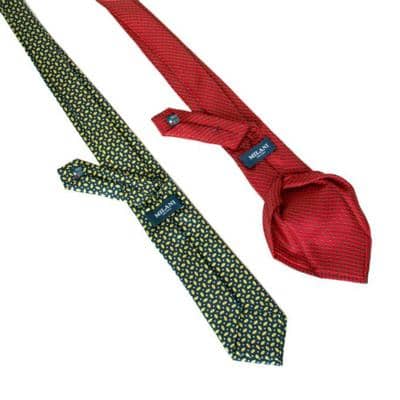 MILANI MILANO - Corbatas de seda de tres pliegues