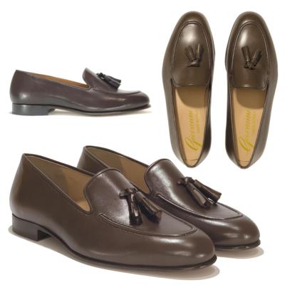 CALZATURIFICIO NGM - Brown Leather Tassel Loafers