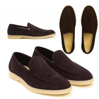 CALZATURIFICIO NGM - Dark Suede Loafers