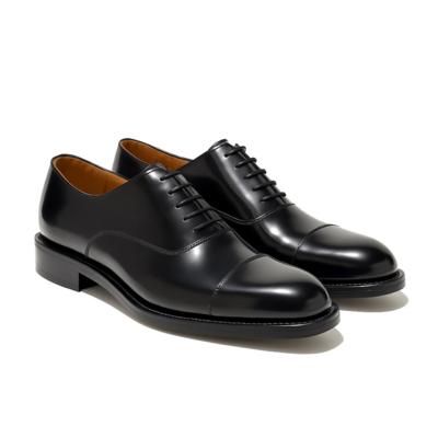 Made in Italy black leather dress shoes for resellers