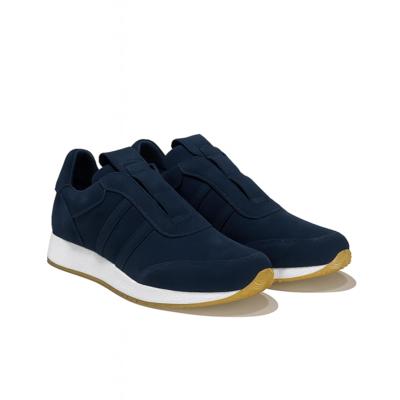 CALZATURIFICIO NGM - Кроссовки из темно-синей замши 