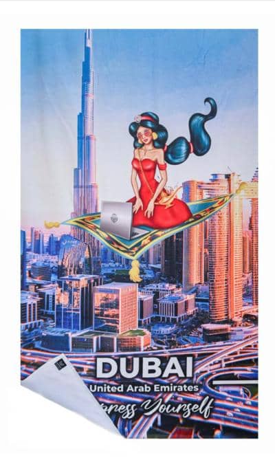 NINA GARBY - DUBAI amazing beach towel