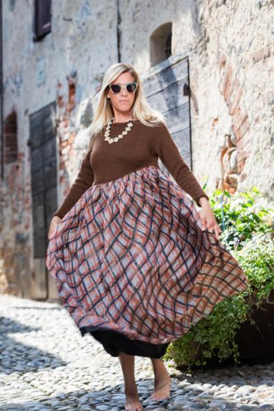 NOEMI'S - Geometric Knit Maxi