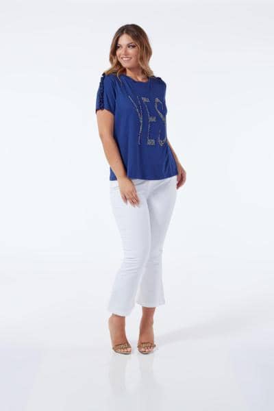 OLTRE TEMPO - Maglietta in viscosa 