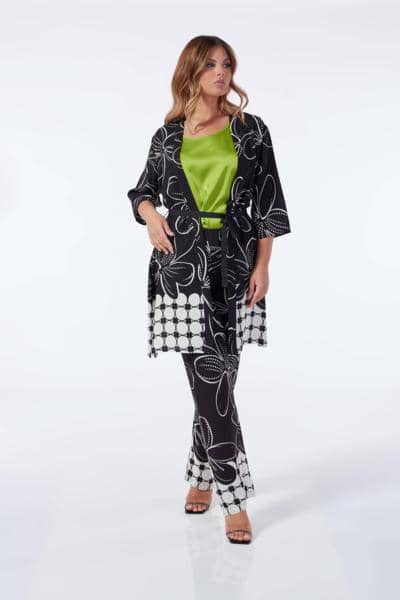 OLTRE TEMPO - Pantaloni in viscosa 