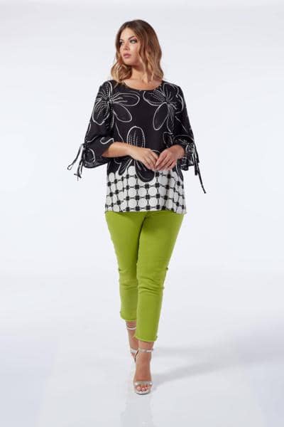 OLTRE TEMPO - Maglia con fantasia 