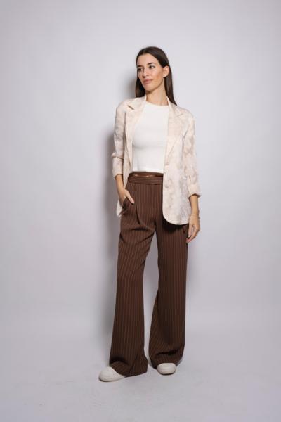 OPTIONS - Ivory Jacquard Blazer