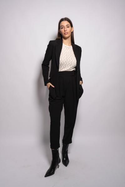 OPTIONS - Black Tailored Suit