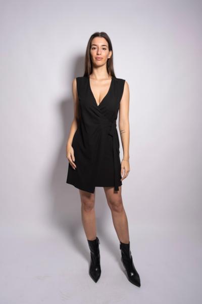 Vestido preto italiano envelope para revendedores, atacado