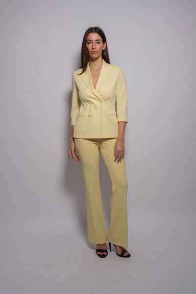 OPTIONS - Лимонный классический брючный костюм 