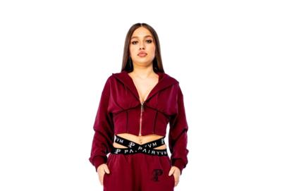 PAIRYUM - Hoodie Ego Mark Bordeaux