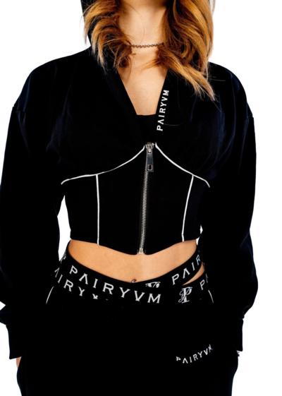 PAIRYUM - Hoodie Ego Mark Black