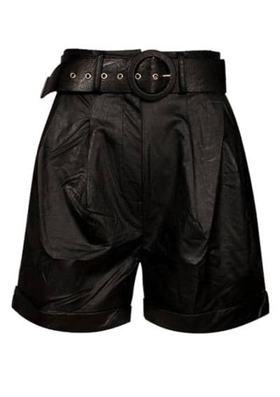 PAPILLON - CALÇÕES DE COURO FALSO 