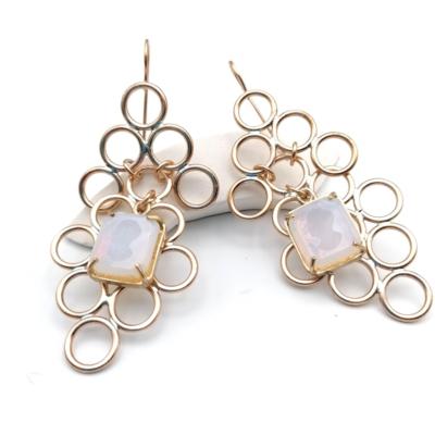 PATRIZIA DALIANA - Boucle d'Oreille "Chaîne de Soie" 