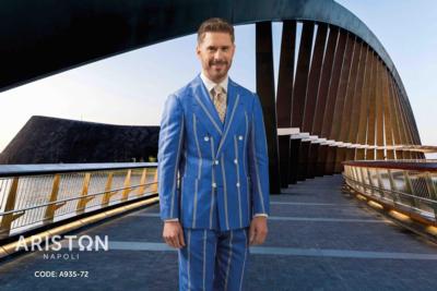 PELLICCIA - Мужской синий костюм 