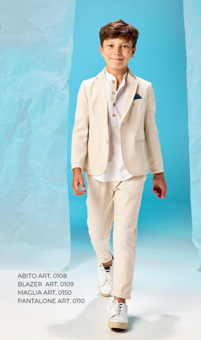 PEOPLE BRAND - Beiger Kinderanzug 