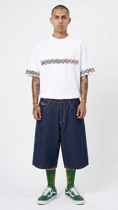 PRESTORIK - Pantaloncini da uomo Chicanos 